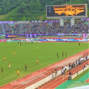 親子でサッカー観戦へ行こう エディオンスタジアム の楽しみ方 広島の育児情報 Pikabu ピカブ