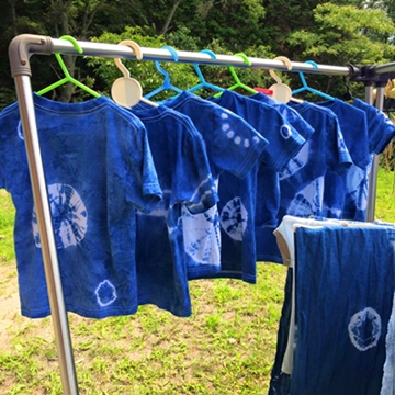 子育てママの夏 親子で楽しむ藍染めtシャツ作り 広島の育児情報 Pikabu ピカブ