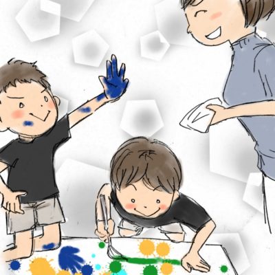 室内遊びの強い味方！子育て中は絵の具があればこんなに楽しい！