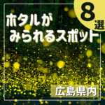 広島県でホタルをみられるスポット8選！見ごろの時期や見える条件は？