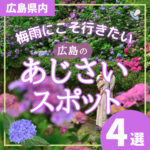 梅雨にこそ行きたい広島のあじさいスポット4選