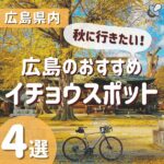 2023年最新★秋に行きたい！広島のおすすめイチョウスポット4選