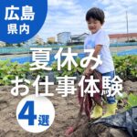 広島で開催の夏休みお仕事体験4選！いつもはできない貴重な経験を♪