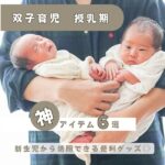 【双子の授乳期を乗り切る神グッズ6選】同時授乳や夜間対策など現役ママのリアルなおすすめ