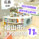 【2025年最新版】福山市の室内遊び場11選！親子で楽しもう