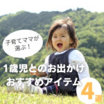 1歳とのお出かけに大活躍!子育てママが選んだおすすめアイテム4選
