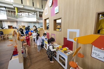 おままごとあそびの様子