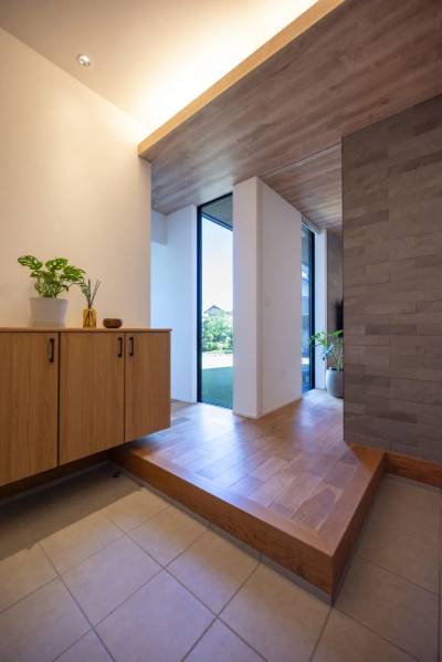 平屋の玄関ホール