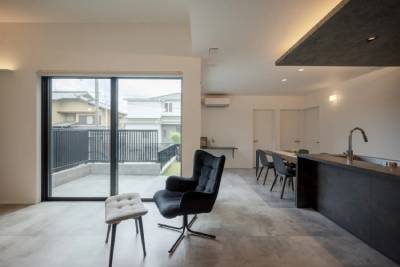 掃き出し窓があるLDK