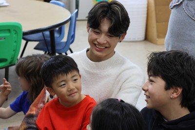 笑顔の子どもたち