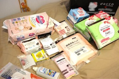 衛生用品が充実した入院グッズ