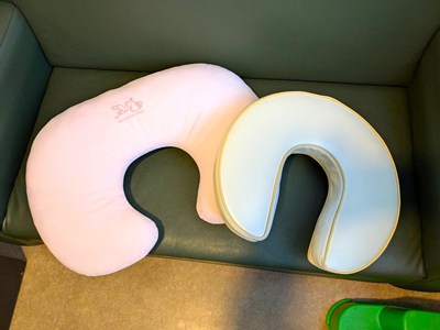 円座クッションと授乳クッション