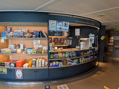 シーパセオの売店