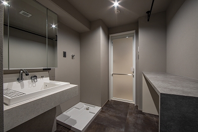 家事動線を整えたランドリールーム