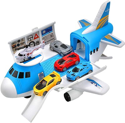 輸送貨物飛行機のおもちゃセット