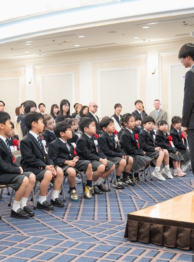 入学式の子どもたちの様子