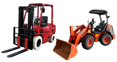 フォークリフトとホイールローダー