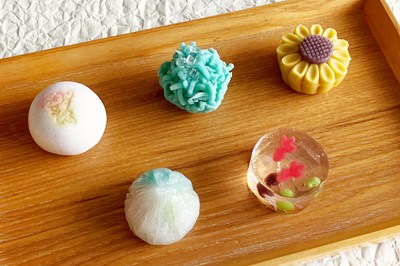 御菓子所高木の上生菓子一例