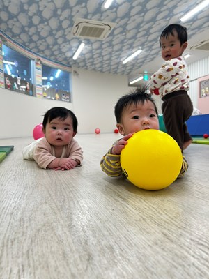 ピーカブーせせらぎ保育園の園児