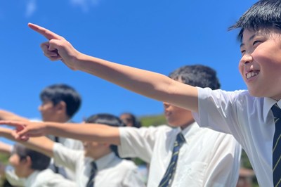 いきいきとした表情の生徒たち