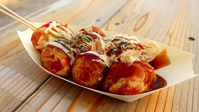 6個入りのたこ焼き